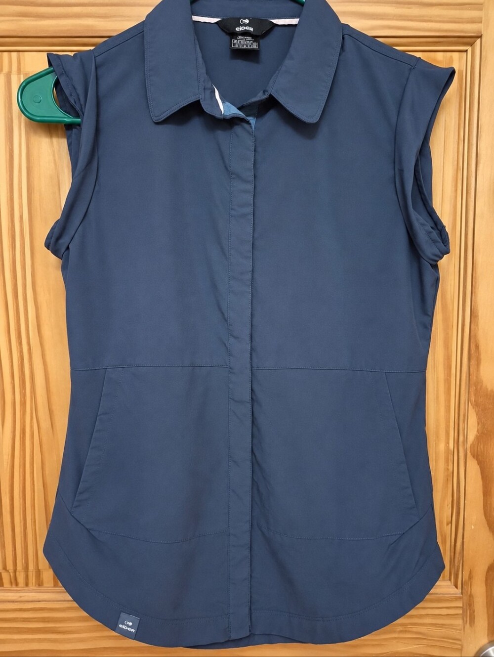 Eider Women’s Navy Sleeveless Outdoor Shirt – Size S